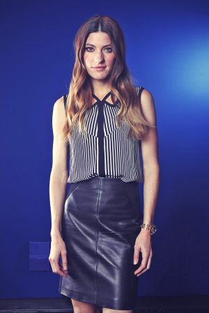 Jennifer Carpenter posing for Carlo Allegri portraits