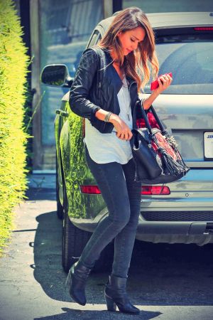 Jessica Alba out and about candids in Los Angeles