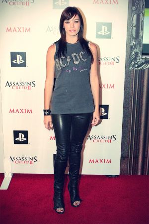Jessica Sutta at the launch party of Assassins Creed 2