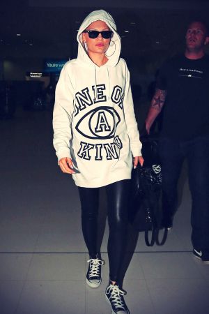 Jessie J arriving at Australia’s Sydney International Airport