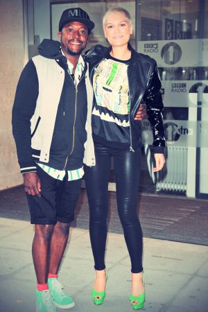 Jessie J seen at the BBC Radio One studios