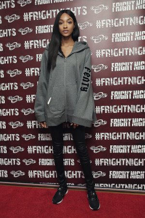 Jourdan Dunn attends the launch of Thorpe Park’s Fright Nights