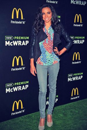 Jurnee Smollett attends the launch of McDonald’s Premium McWrap
