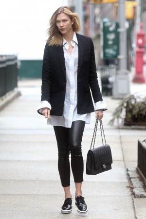 Karlie Kloss seen out and about in NYC