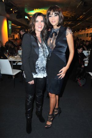 Katarina Witt at Mercedes Benz Fashion Week