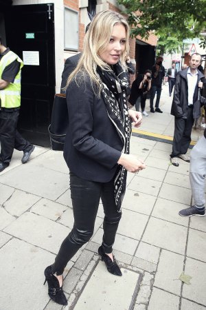 Kate Moss attends the Coach show