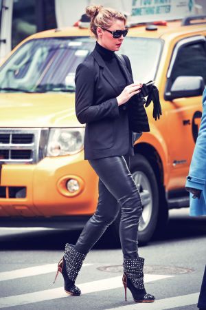 Katherine Heigl seen taking a walk in NYC