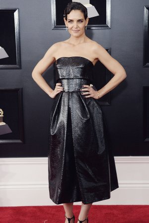 Katie Holmes attends 60th Annual Grammy Awards