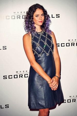 Kaya Scodelario attends Maze Runner The Scorch Trials premiere