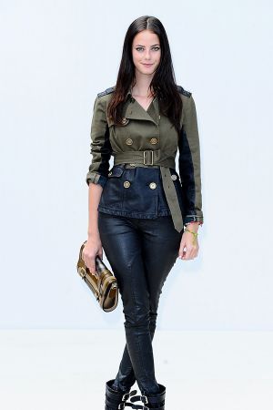 Kaya Scodelario Burberry Prorsum S/S 2012 Show during London Fashion Week