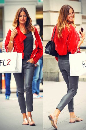 Kelly Bensimon spotted in Soho