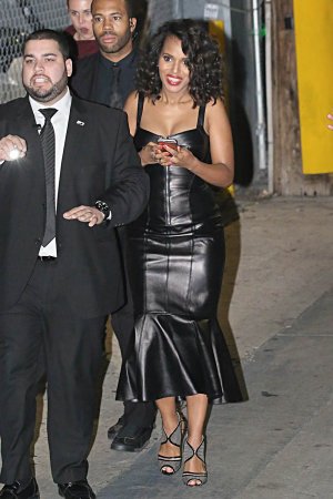 Kerry Washington is seen at Jimmy Kimmel Live