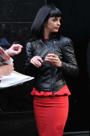 Krysten Ritter outside Good Morning America