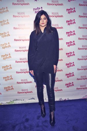 Kylie Jenner attends Aquafina FlavorSplash Super Bowl XLVIII Party