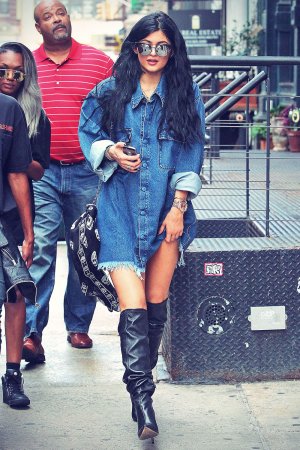 Kylie Jenner out in Soho district of New York City