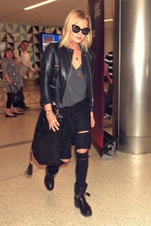 Laura Whitmore arriving at LAX Airport