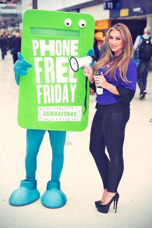 Lauren Goodger launches Samaritans New Fundraising Day