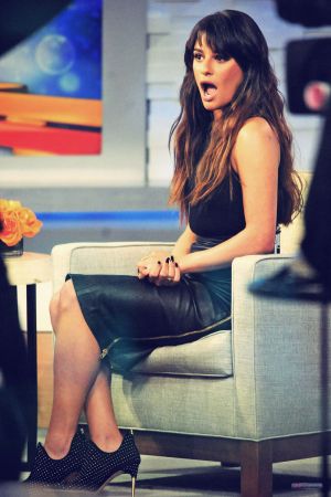 Lea Michele at Good Morning America