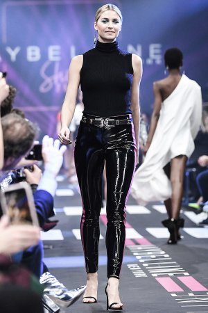 Lena Gercke attends Maybelline show