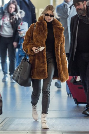 Lena Gercke seen at Tegel Airport