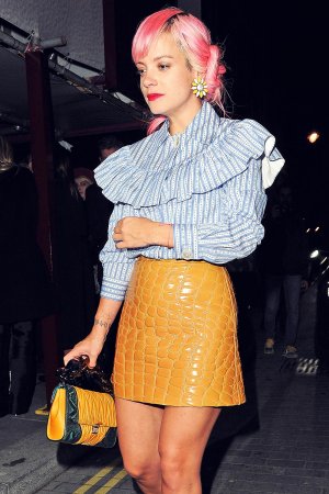 Lily Allen attends Love Magazine party