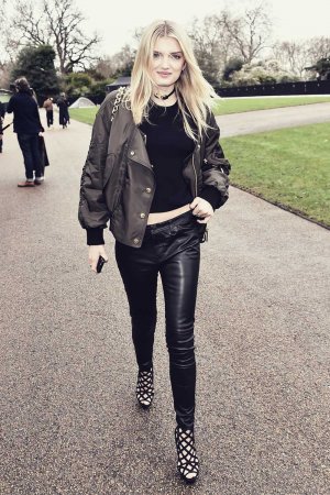 Lily Donaldson at the Burberry Womenswear February 2016 Show
