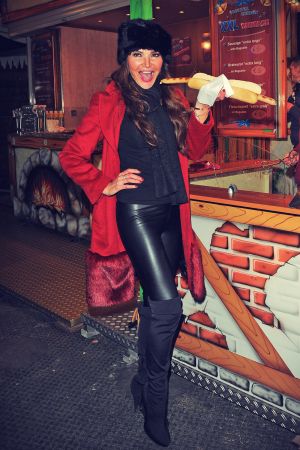 Lizzie Cundy at The Hyde Park Winter Wonderland VIP launch