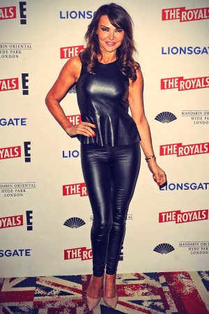 Lizzie Cundy attends The Royals E! UK Premiere