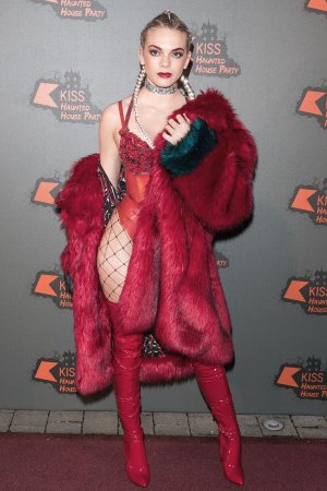Louisa Johnson attends the Kiss FM Haunted House Party