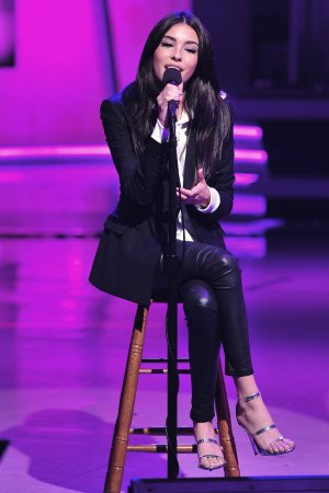 Madison Beer performing at Good Day LA