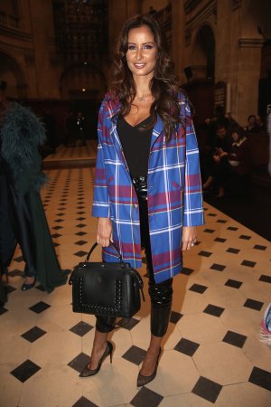 Malika Menard attends Julien Fournie show