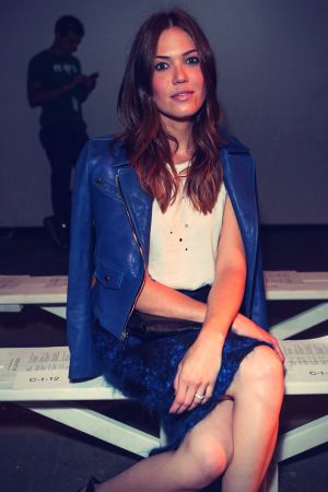 Mandy Moore at Billy Reid Spring fashion show