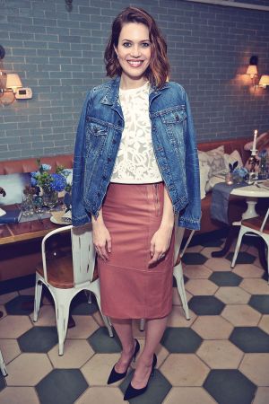 Mandy Moore attends Anthropologie Celebrates A Denim Story