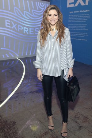 Maria Menounos attends American Express Fan Experience