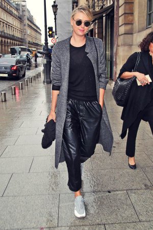 Maria Sharapova spotted out in Paris