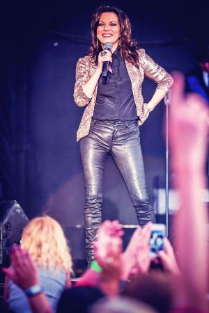 Martina McBride performs at Hawkfest 2014