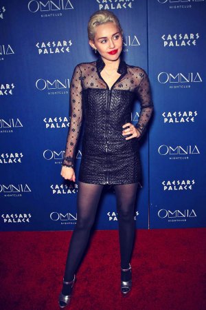 Miley Cyrus at Omnia Nightclub