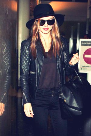 Miranda Kerr arrives at LAX