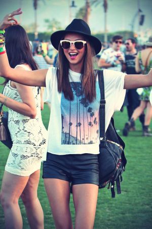 Miranda Kerr at the 2013 Coachella Valley Music and Arts Festival Week