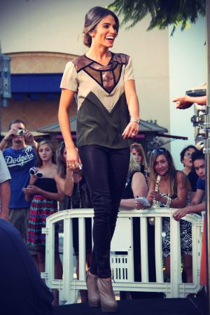 Nikki Reed at Extra on the Grove