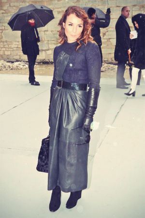 Noomi Rapace attends Paris Fashion Week 2013