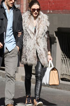 Olivia Palermo shopping in Soho NYC