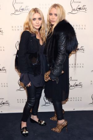 Olsen Twins at Christian Louboutin Cocktail party in NYC