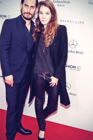 Paulina Huebner attends Mercedes-Benz Fashion Week