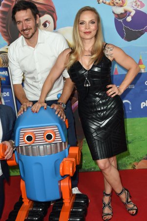Regina Halmich attends Premiere “Playmobil - der Film” im Mathäser Filmpalast