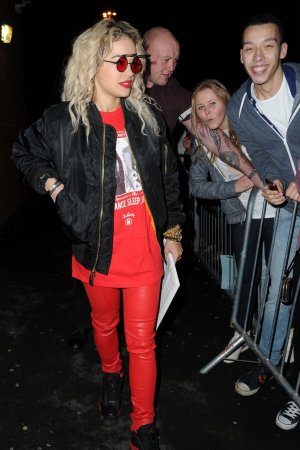 Rita Ora exits the Manchester Academy