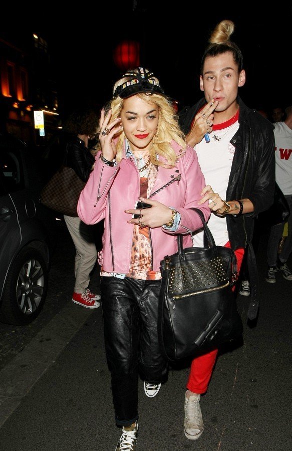 Rita Ora Out With Friends