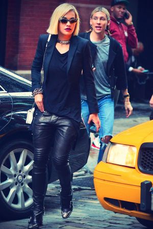 Rita Ora Photoshoot on a Soho street in NYC