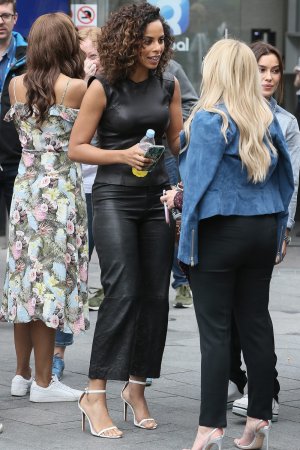 Rochelle Humes at Global Radio Studios