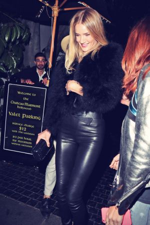 Rosie Huntington-Whiteley leaving Chateau Marmont